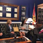 Senador Alfredo Ramos, congresista Ileana Ros-Lethnien, representante María Fernanda Cabal y congresista Mario Díaz Balart