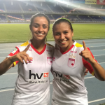 Liana Salazar11 y leicy Santos10,