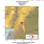 Temblor de 5.0 grados sacudió el Meta