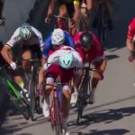 El instante del codazo de Sagan a Cavendish