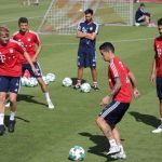 Entrenamiento James en el Bayer Munich2