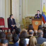 “Los nuevos magistrados de la Corte Constitucional y el Consejo de Estado velarán por instituciones base de la democracia”, dijo el Presidente Juan Manuel Santos durante la posesión de José Fernando Reyes y de Oswaldo Giraldo.
