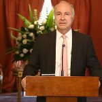 Ministro de Justicia y del Derecho, Enrique Gil Botero en rueda de prensa120917