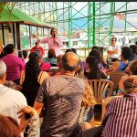 Clara López Obregón, quien avanza en sus recorridos por las diversas regiones del país -coaliciones