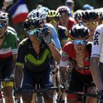 Nairo en el peloton