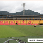 Estado de la gramilla del Campín