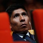 El ciclista colombiano asistió por primera vez a la presentación del Tour de Francia 2018.