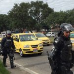 Paro de Taxis en Bogotá3