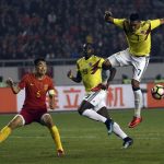 Colombia goleo 4-0 a China