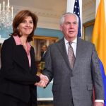 María Ángela Holguín fue recibida por el Secretario de Estado Rex Tillerso en Washington