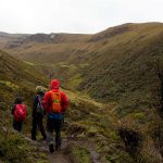 El turista Julián Sáenz en parque los nevados