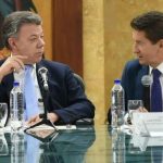 Santos y Gobernador de Antioquia