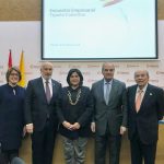 La Ministra María Lorena Gutiérrez también expuso las ventajas que ofrece el país a la inversión.
