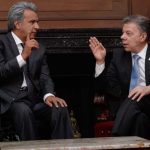 Presidentes Lenín Moreno y Santos