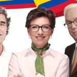 Sergio Fajardo,Claudia López y Jorge Robledo