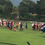 Senador Rodrigo Villalba,aterrizaje de helicopero