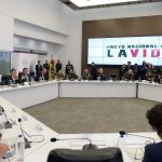 En compañía de los ministros del Interior, Defensa y Justicia, y los Altos Mandos Militares y de Policía, el Presidente Santos explicó este martes los ejes del Pacto Nacional por la Vida. “Lo importante es trabajar en forma articulada”, sostuvo.
