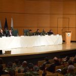 Presidente Santos y Altos Mandos Miliotares