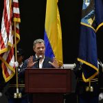 El Presidente Santos visitó la sede del Comando Sur de Estados Unidos en Miami, donde agradeció su ayuda a los esfuerzos de Colombia para la paz y la seguridad.