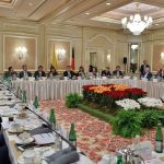 Directivos de destacadas empresas alemanas escucharon este miércoles en el hotel The Regent, de Berlín, al Presidente Santos, quien les habló de las nuevas perspectivas de  la economía colombiana.