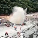 filtración de agua en túnel de Hidroituango.