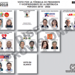 Tarjeton PRESIDENCIAL COLOMBIA 2018