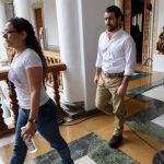 Daniel Ceballos, después de ser liberado