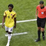 Carlos Sánchez fue expulsado en el debut de Colombia en el Mundial