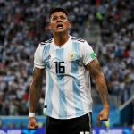 Rojo hizo el Gol del triunfo de Argentina