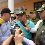 Miranda, Cauca, agosto 28 de 2018. El Presidente Duque da la bienvenida a la libertad al comerciante Floriberto Díaz, secuestrado hoy en Miranda (Cauca) y rescatado gracias a la reacción inmediata y contundente de la Fuerza Pública. Foto: David Romo - Presidencia