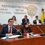 Afranio Restrepo Villarroel, director encargado de Coldeportes en Audiencia Pública en la Comisión Séptima de la Cámara