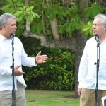 El Presidente Duque agradeció al Secretario General de la OEA, Luis Almagro, por haber permitido la discusión en ese organismo hemisférico del tema de la crisis migratoria causada por la dictadura venezolana.
