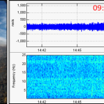 emisiones de ceniza en el Volcán Nevado del Ruiz