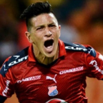 Germán Cano anotó dos tantos frente a Patriotas y escala en la tabla de goleadores.