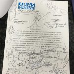 Carta pidiendo doble instancia a favor de Exministro Arias