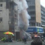 Pánico por explosión en el centro de Cali