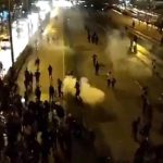Protestas en Bogotá.