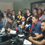 Movilización amplia, masiva y pacífica es la decisión de los estudiantes, buscamos verdadera voluntad política del gobierno en la mesa de negociación 2018-11-14 23.19.39 (2)