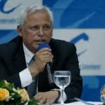 Presidente del Partido Conservador, Hernán Andrade Serrano,