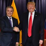 Presidente Iván Duque y el Presidente Donald Trump