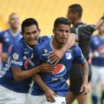 Carrillo marcó dos goles en la victoria de Millonarios frente a Huila.