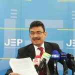 Jesús Ángel Bobadilla, presidente de la Sección de Revisión del Tribunal Especial para la Paz de la JEP,Foto: Twitter @JEP_Colombia