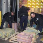incautación de cocaína en el puerto de Nueva York en 25 años